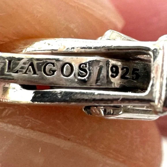 LAGOS Sterling Silver Rocks Station Link Bracelet - Picture 9 of 11